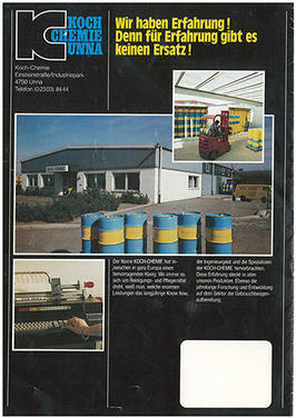 Koch-Chemie print media from the 1970s