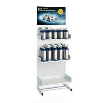 A "Point of Sale" product stand with Koch-Chemie bottles