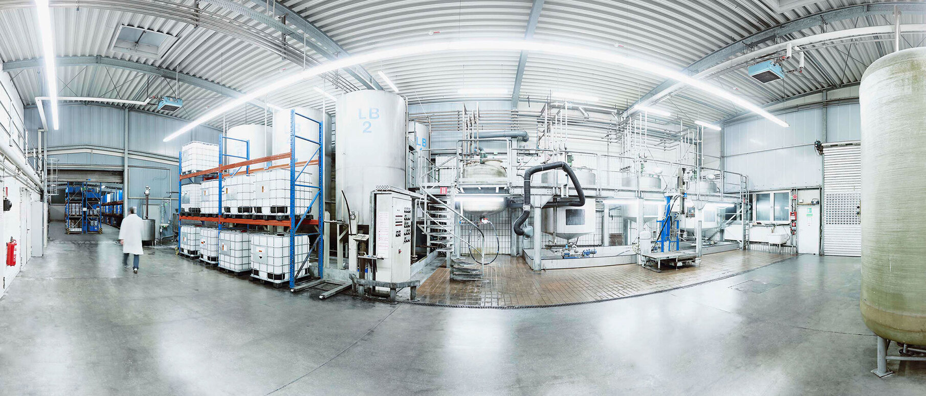 Wide angle view of a Koch-Chemie production site