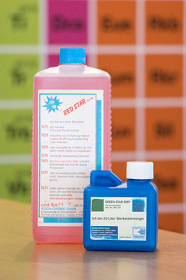 Star product series Photo of two products from the 1990s Star series